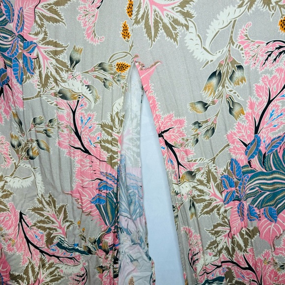 On the Road Floral Boho Hippie Chic Maxi Dress, Breathes & Flows, Size Small - Picture 11 of 15